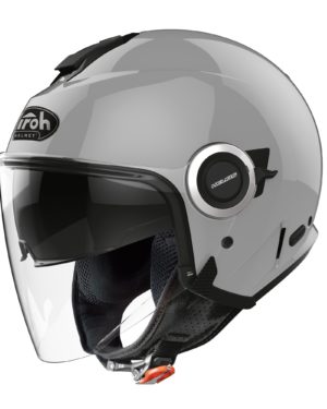 2020 Airoh Helios Jet Helmet - Color Concrete Grey Gloss - XL   