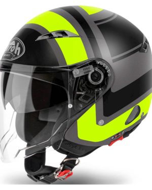 Airoh Helmet City One Jet - Wrap Yellow Matt - S   