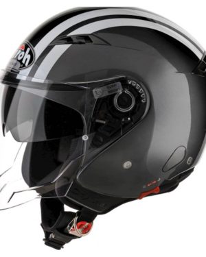 Airoh Helmet City One Jet - Flash Anthracite Gloss - M   