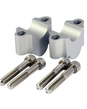 Bike It Aluminium CNC 30mm Bar Riser - 22.2mm Bar Fitment   