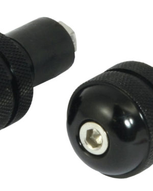 Bike It Black 18mm Round Bar End Weights