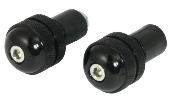 Bike It Black 18mm Round Bar End Weights