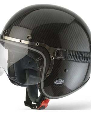 Airoh Helmet Garage Jet - Carbon Gloss - S   