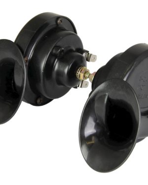 Black Twin Pack Snail Horn - 12V