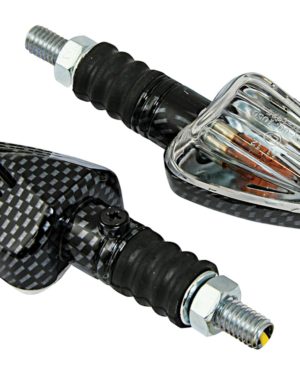 Bike It Arrow Indicators With Carbon Body And Clear Lens
