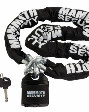 Mammoth Lock And Chain 10mm x 1200mm Chain / Closed Shackle Lock