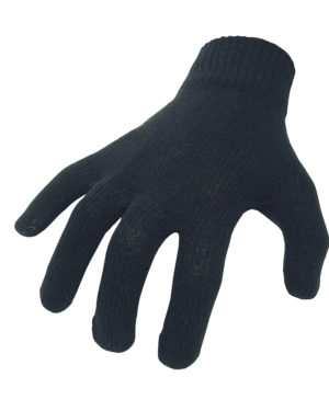 Bike It Black Cotton Inner Gloves