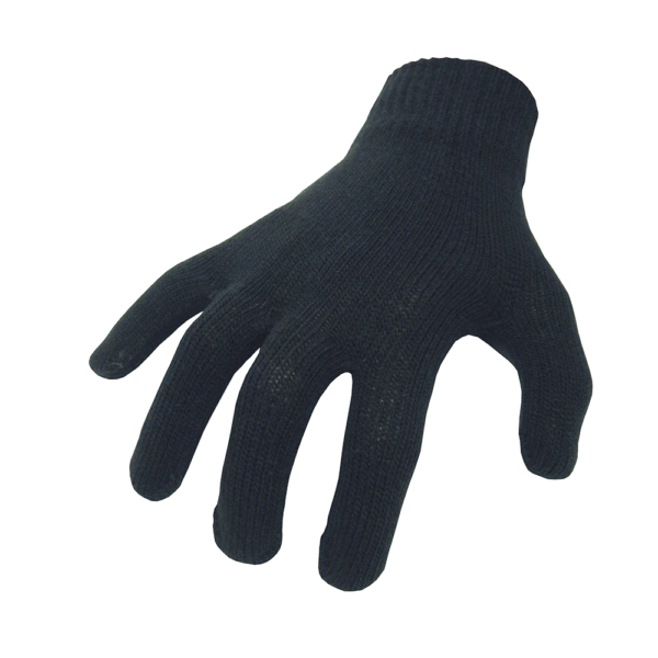 Bike It Black Cotton Inner Gloves