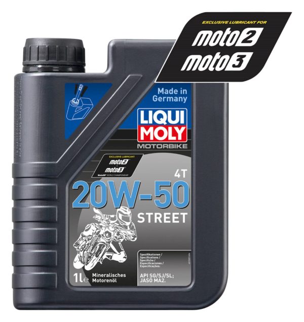 Liqui Moly 4 Stroke Mineral Street 20W-50 1L - #1500