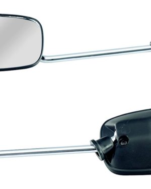 Bike It Black Square Universal Mirrors - #U64532   