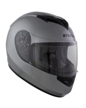 Stealth Full Face Helmet V121 Gloss Silver - L