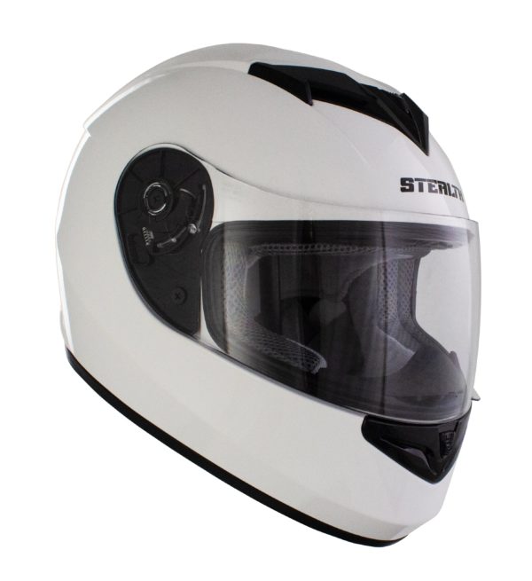 Stealth Full Face Helmet V121 Gloss White - S