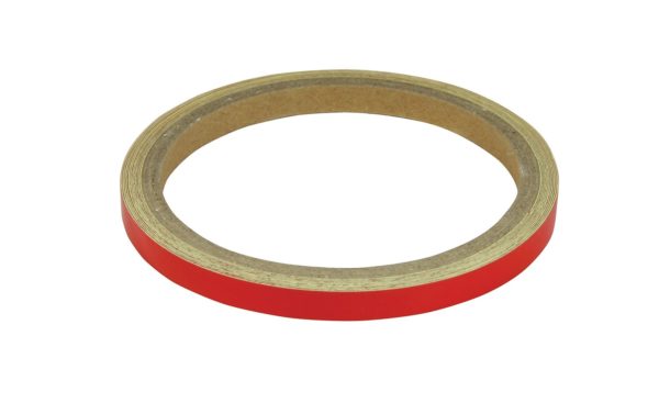 Bike It 7mm Red Reflective Wheel/Body Stipes