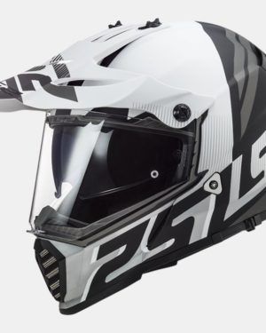 LS2 MX436 Pioneer Evo Evolve White Matt Black L