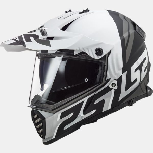 LS2 MX436 Pioneer Evo Evolve White Matt Black L