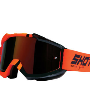 Shot Iris Sound Neon Orange MX Goggles
