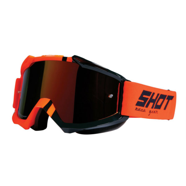 Shot Iris Sound Neon Orange MX Goggles