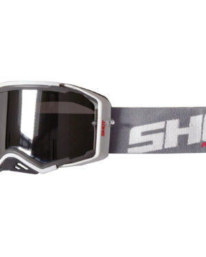Shot Lite Grey White Matt MX Goggles