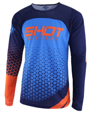 Shot Aerolite Delta Orange Adults MX Jersey - Small