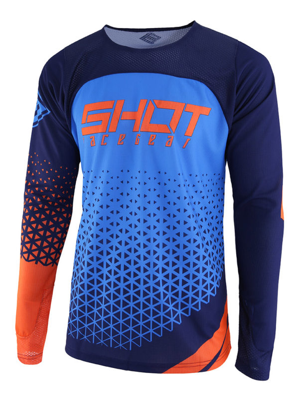 Shot Aerolite Delta Orange Adults MX Jersey - Small