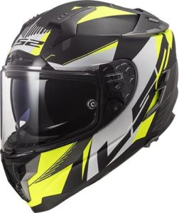 LS2 FF327 Challenger Squadron Matt Hi Vis Yellow XL