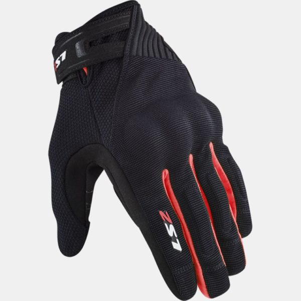 LS2 Dart 2 Man Gloves Black Red L