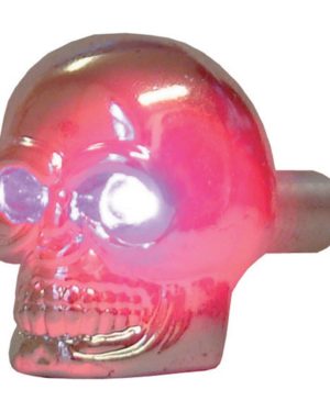 Pair Of Bike It Skull Decoration Bolts With Red LED Eyes