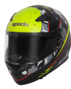 Spada Raiden Camo Yellow Large Helmet