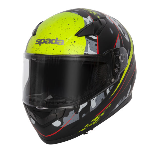Spada Raiden Camo Yellow Large Helmet